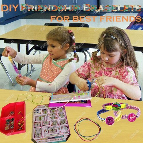 Friendship Bracelet Making Kit, Arts and Crafts for Girls Ages 8-12, Girls  DIY Bracelet Making