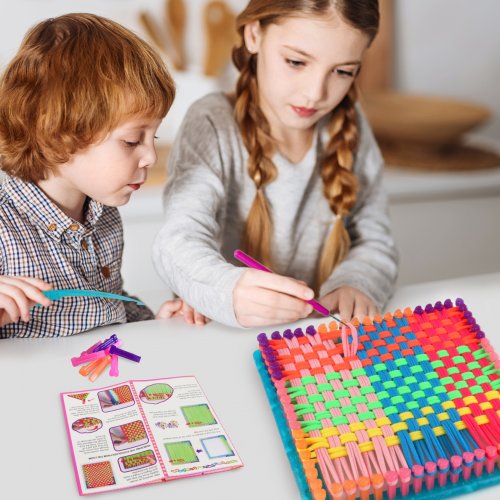 Weaving Loom Kit Toy for Kid and Adults Potholder Loop Crafts for Girls Pot  Holder Loom Knitting Kits - AliExpress