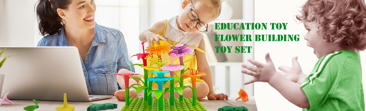 flower building toy set